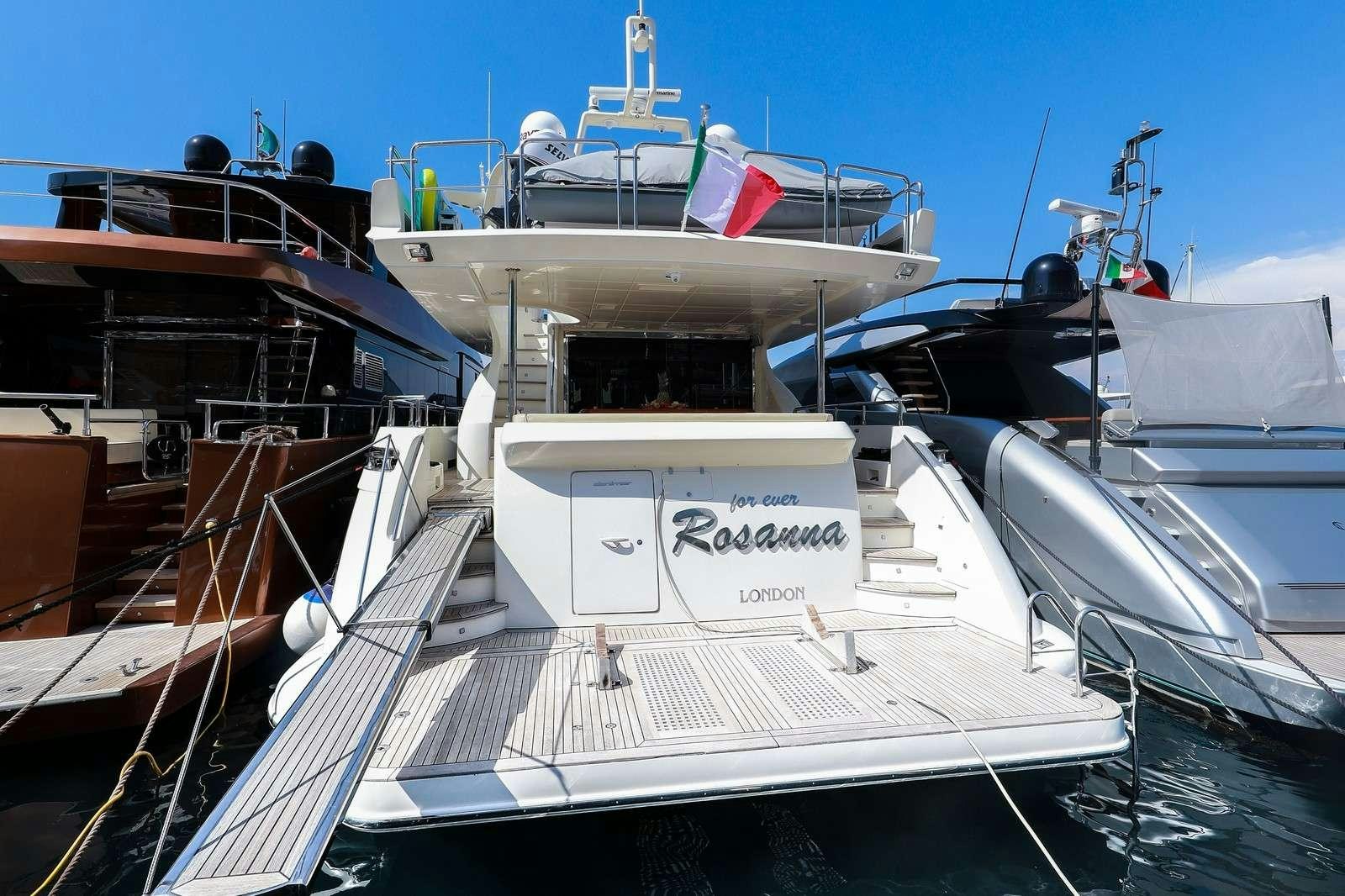 FOREVER ROSANNA YACHT CHARTER yacht charter