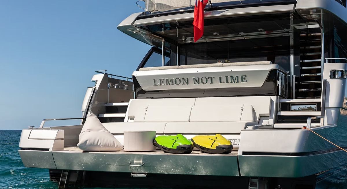 LEMON NOT LIME yacht charter 5